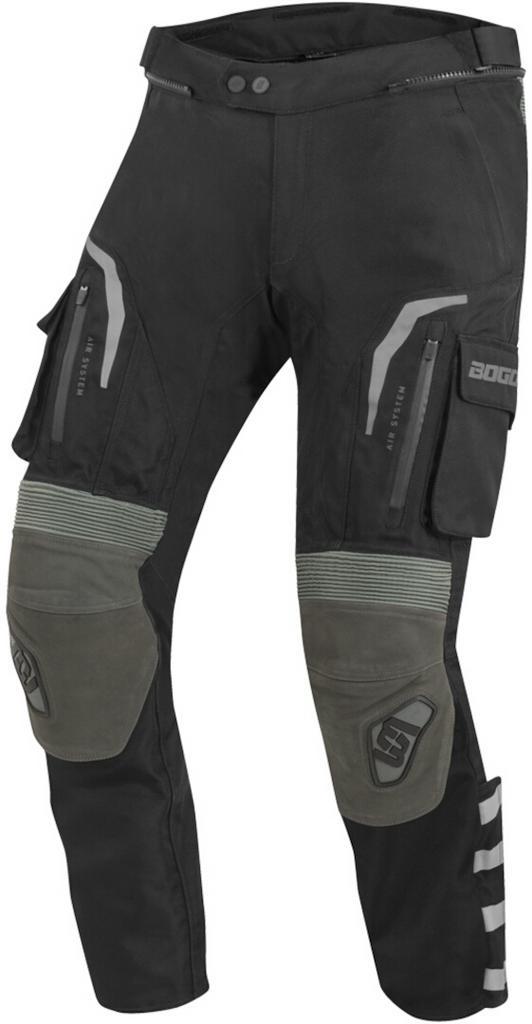 Bogotto Explorer-Z Waterdichte Zwart Groen Leren / Textiele, Motoren, Kleding | Motorkleding, Heren, Nieuw met kaartje, Broek | leer
