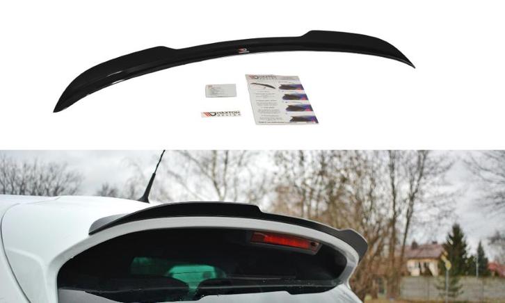 Spoiler cap Renault Clio 4 RS Maxton Design glans zwart, Auto-onderdelen, Carrosserie en Plaatwerk, Ophalen of Verzenden
