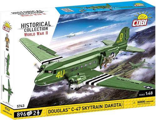 COBI 5743 Douglas C-47 Skytrain (Dakota) (Leger bouwsets), Kinderen en Baby's, Speelgoed | Bouwstenen, Nieuw, Verzenden
