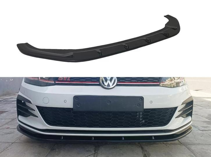 Voorspoiler voor VW Golf 7 GTI 2017-2020 | glans zwart, Auto diversen, Tuning en Styling