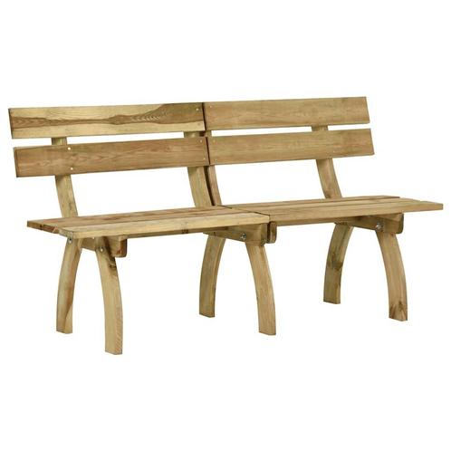 vidaXL Tuinbank 160 cm geïmpregneerd grenenhout, Tuin en Terras, Tuinbanken, Nieuw, Verzenden