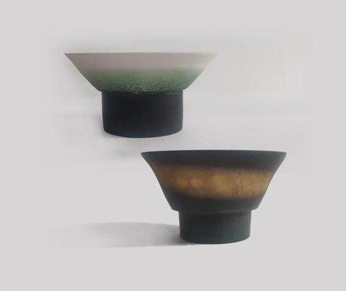Clémence Birot - Pot (2) - Biscuit porselein - Porseleinen, Antiek en Kunst, Kunst | Designobjecten