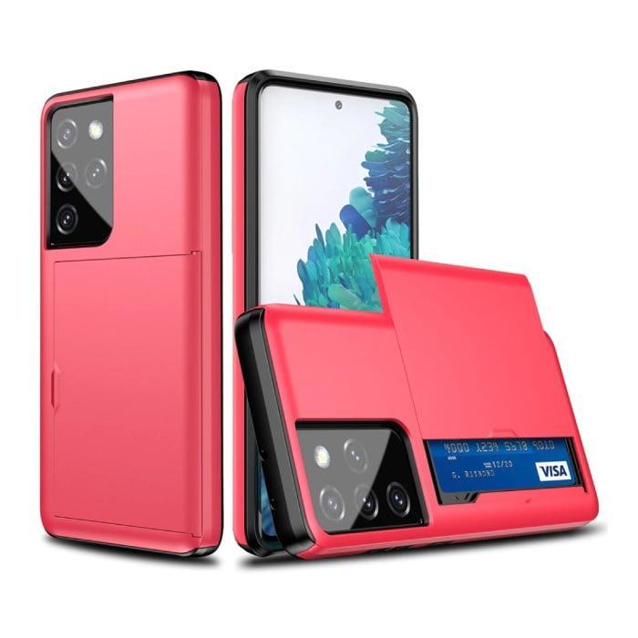 Samsung Galaxy S8 Plus - Wallet Card Slot Cover Case Hoesje, Telecommunicatie, Mobiele telefoons | Hoesjes en Frontjes | Samsung