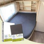 Textielpakket Frans bed - 1 hoeslaken en 1 molton - rechts -, Eenpersoons, Verzenden, Nieuw, Wit