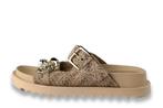 Guess Slippers in maat 38 Goud | 10% extra korting, Slippers, Verzenden, Zo goed als nieuw, Overige kleuren