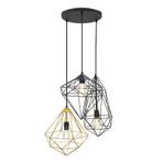 Industriële hanglamp zwart, Nida, Nieuw, Ophalen of Verzenden, Industrieel, Metaal