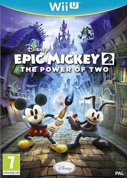 Disney Epic Mickey 2 the Power of Two (Wii U Games), Spelcomputers en Games, Games | Nintendo Wii U, Zo goed als nieuw, Ophalen of Verzenden
