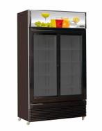 Koelkast Zwart | Glazen Schuifdeuren | 780L Combisteel, Zakelijke goederen, Horeca | Keukenapparatuur, Verzenden, Nieuw in verpakking