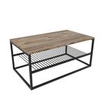 Asir 854KLN4304 koffietafel van €150 voor €109, Huis en Inrichting, Overige materialen, 50 tot 100 cm, Nieuw, Modern industrieel