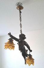 Plafondlamp - Spelter - Cherubijn-figuur