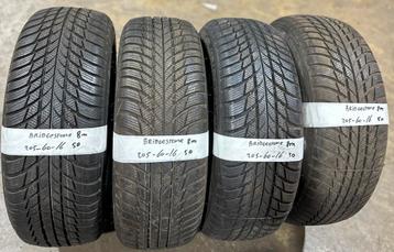 4x205-60-16 Bridgestone winter 8m €50 per band 205 60 16 beschikbaar voor biedingen