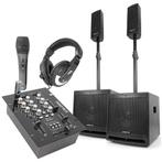 Vonyx 2.2 DJ speakerset met mixer en gratis DJ accessoires, Audio, Tv en Foto, Luidsprekers, Nieuw, Verzenden
