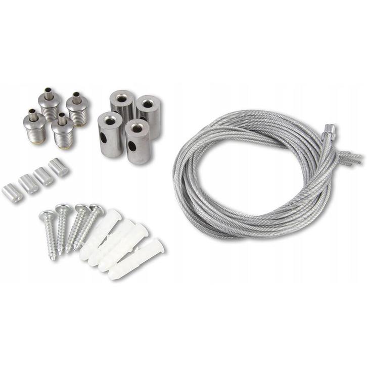 LED Paneel Ophangset - Aigi - 1 Meter, Doe-het-zelf en Verbouw, Bouwverlichting, Lamp met armatuur, Nieuw, Minder dan 50 watt