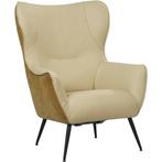 Leren fauteuil Flair Duo, Eigentijds, Modern, Retro, Romantisch, Nieuw, Ophalen of Verzenden, 75 tot 100 cm