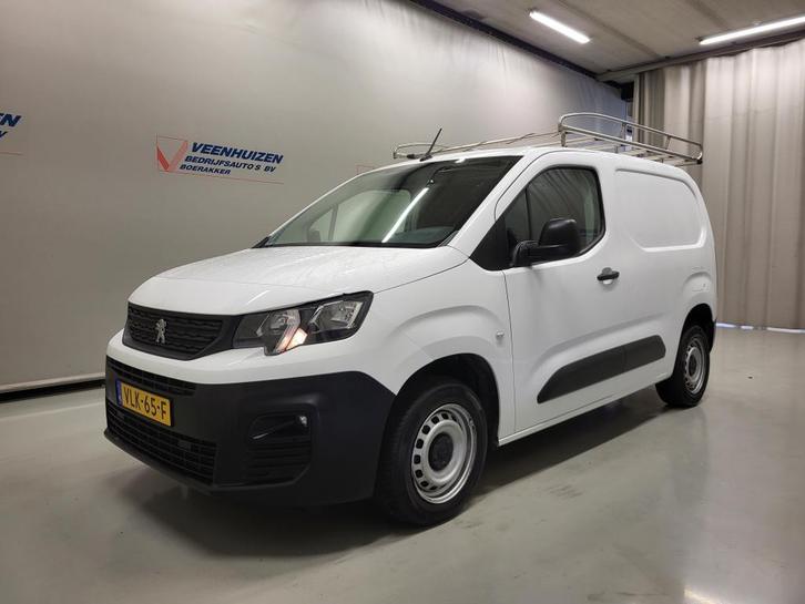 Peugeot Partner 1.5BlueHDI 100pk Trekhaak Imperiaal Euro 6!, Auto's, Bestelauto's, Onderhoudsboekje, Lease, Handgeschakeld, Wit