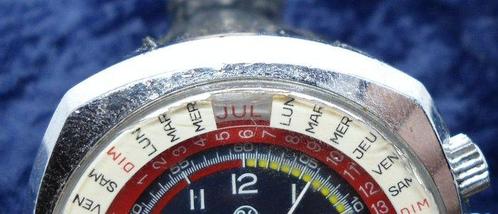 YEMA - Diver Calendar - 70s - diver - Zonder Minimumprijs -, Sieraden, Tassen en Uiterlijk, Horloges | Heren