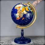 Exclusieve globe van lapislazuli en edelstenen – Handgemaakt