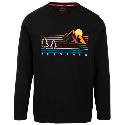 -52% Trespass  Trespass Heren macley t-shirt met lange mouwe, Kleding | Heren, Sportkleding, Zwart, Nieuw, Verzenden
