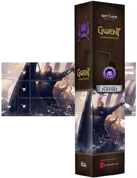 Gwent - Faction Speelmat Skellige (290x730mm) | MNKY, Hobby en Vrije tijd, Gezelschapsspellen | Kaartspellen, Nieuw, Verzenden