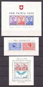 Zwitserland 1938/1959 - Selectie van 14 formulierbladen van, Postzegels en Munten, Gestempeld