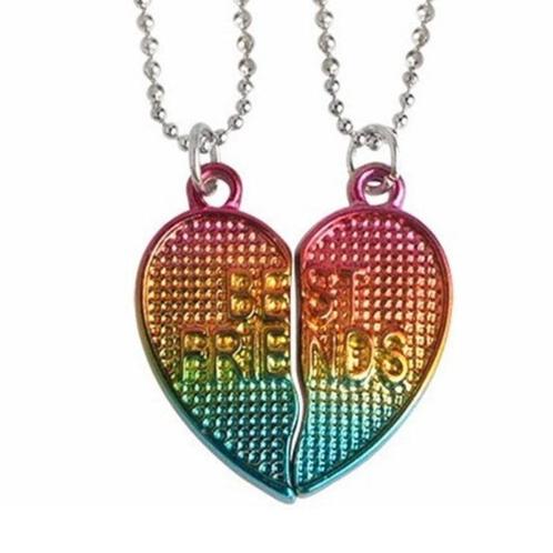 Fako Bijoux® - Vriendschapsketting - BFF Ketting - Hart, Sieraden, Tassen en Uiterlijk, Kettingen, Verzenden