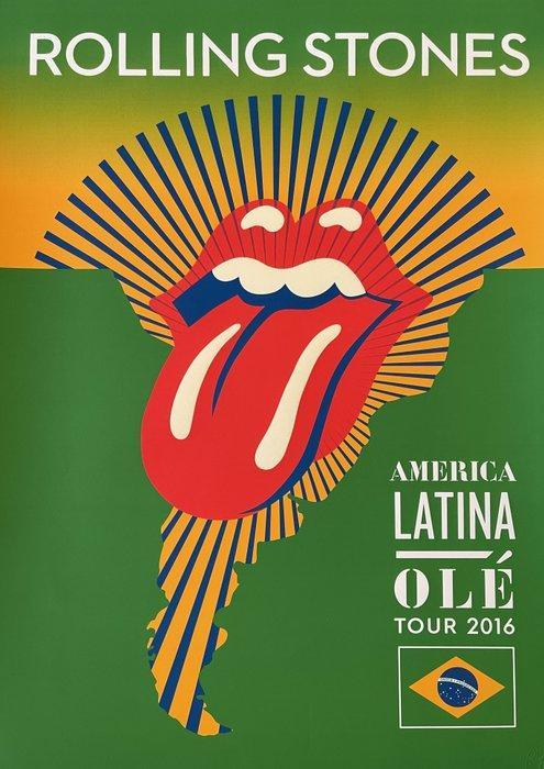 Desconocido. - Concierto The Rolling Stones, America Latina, Antiek en Kunst, Kunst | Tekeningen en Foto's