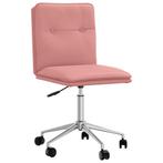 vidaXL Eetkamerstoel kunstleer roze, Huis en Inrichting, Stoelen, Verzenden, Nieuw