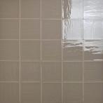 Wandtegel 15x15 cm artic mokka handvorm look wandtegel, Doe-het-zelf en Verbouw, Tegels, Nieuw, Ophalen of Verzenden, 10 m² of meer
