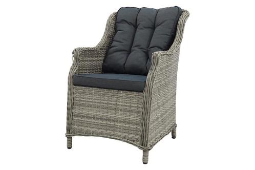 VDG King dining tuinstoel - Paloma grijs, Tuin en Terras, Tuinstoelen, Nieuw, Overige materialen, Verzenden