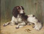 Carl Reichert (1836-1918) - Liegender Spaniel