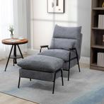 TRUUSK Relaxstoel met Kruk - Televisiestoel met Ligfunctie -, Huis en Inrichting, Fauteuils, Verzenden, Nieuw