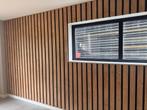 Stalen gevelbekleding blokprofiel houtlook va. € 55,- m2, Ophalen of Verzenden, Nieuw, Overige materialen