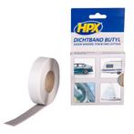 Hpx Hpx butyl sealing tape dichtband 20 mm x 3 meter, grijs, Nieuw, Verzenden