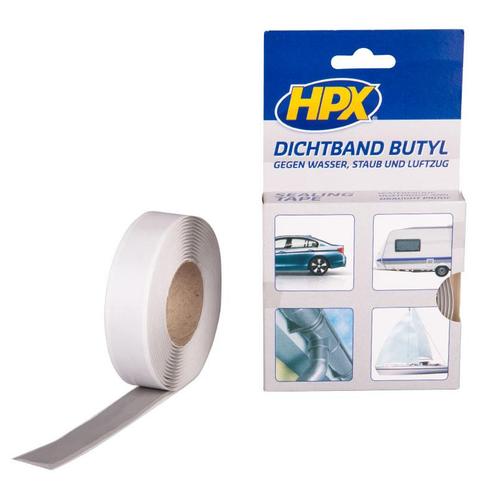 Hpx Hpx butyl sealing tape dichtband 20 mm x 3 meter, grijs, Doe-het-zelf en Verbouw, Schildersmaterialen, Nieuw, Verzenden