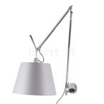 Artemide Tolomeo Mega Parete, frame aluminium/lampenkap sati, Verzenden, Nieuw