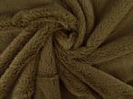 10 meter zachte bont - Taupe - Pluche stoffen, Hobby en Vrije tijd, Stoffen en Lappen, Overige kleuren, 120 cm of meer, Ophalen of Verzenden