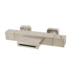 BWS Badkraan Rodos Waterval Thermostatisch Vierkant RVS, Ophalen of Verzenden, Nieuw, Kraan
