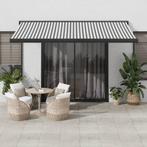 vidaXL Luifel uittrekbaar 4x3 m stof en aluminium antraciet, Tuin en Terras, Zonneschermen, Verzenden, Nieuw
