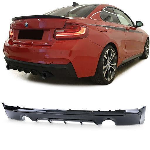 Performance Look Diffuser BMW 2 Serie F22 F23 235 240i B1956, Auto-onderdelen, Carrosserie en Plaatwerk, Nieuw, BMW, Achter