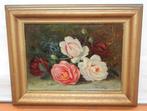José Gómez Abad (1904-1993) - Rosas en reposo, Antiek en Kunst, Kunst | Schilderijen | Klassiek
