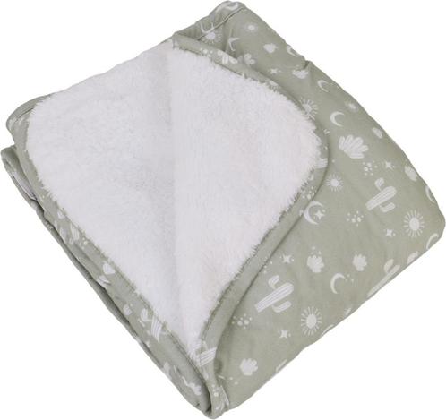 MamaLoes Cactus Fleece 70x90cm Babydeken ML010612, Kinderen en Baby's, Dekens, Slaapzakjes en Inbakerproducten, Nieuw, Verzenden
