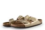 Birkenstock Slippers in maat 42 Zilver | 10% korting, Kleding | Dames, Schoenen, Slippers, Overige kleuren, Verzenden, Zo goed als nieuw