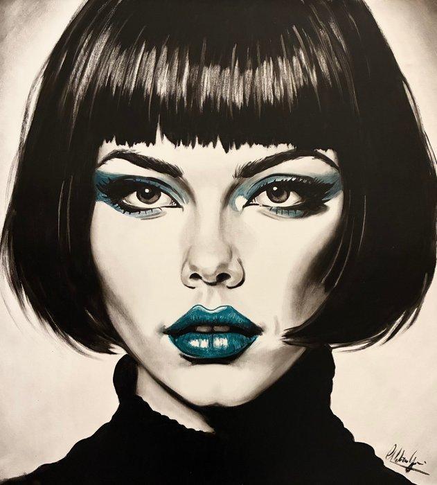 Walter Geraci - Turchesa, Antiek en Kunst, Kunst | Schilderijen | Modern