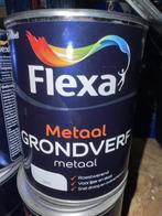 Flexa Metaal Grondverf - WIT - 0,75 liter, Wit, Nieuw, Ophalen of Verzenden, Verf