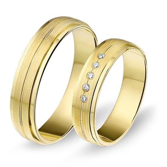 Actie trouwringen in 8/14/18 karaat geelgoud per paar vanaf, Sieraden, Tassen en Uiterlijk, Ringen, Verzenden