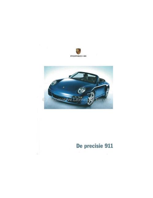 2005 PORSCHE DE PRECISIE 911 HARDCOVER BROCHURE NEDERLANDS, Boeken, Auto's | Folders en Tijdschriften, Porsche
