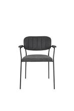 Eetkamerstoel - Roos - Zwart/Donkergrijs - House of Rebels, Huis en Inrichting, Stoelen, Verzenden, Nieuw