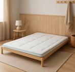 2dekans | Zydante Bamboo Topdekmatras 90x200x6 cm – Twee, Huis en Inrichting, Ophalen of Verzenden, Zo goed als nieuw