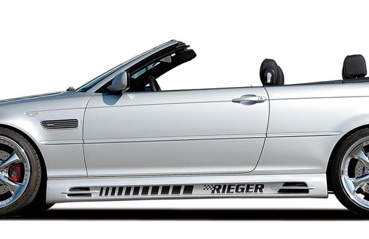 Rieger side skirt (185mm) | 3er E46: 02.98-12.01 (tot Faceli, Auto-onderdelen, Carrosserie en Plaatwerk, Nieuw, BMW, Verzenden