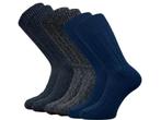 6 Paar Noorse sokken - Thermo - Marineblauw/Grijs/Antraciet